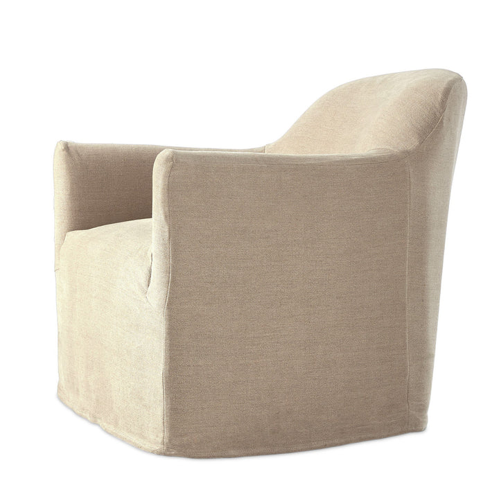 Four Hands - Lowell Slipcover Swivel Chair - 238401-004 | American Home Furniture