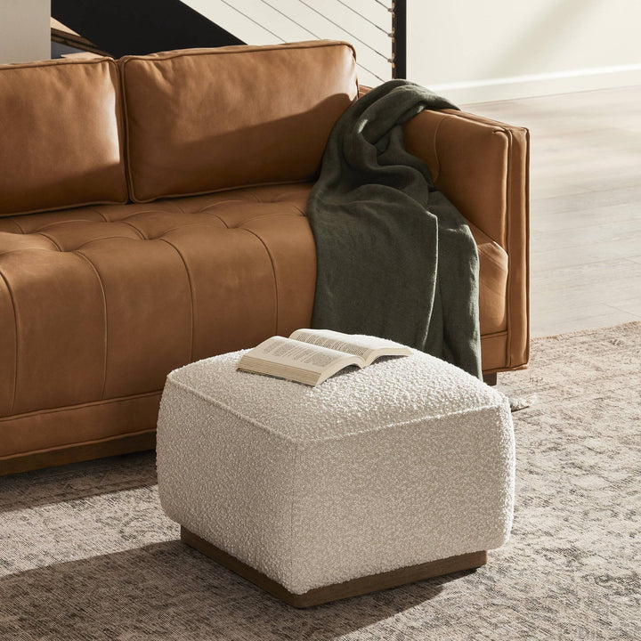 Four Hands - Sinclair Square Ottoman - 238547-006 | American Home Furniture