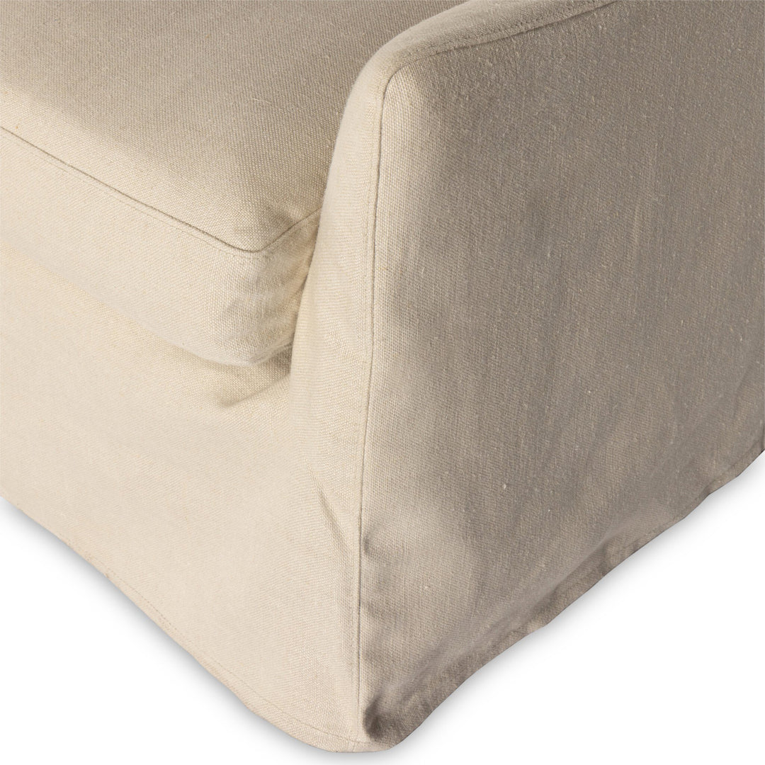 Four Hands - Monette Slipcover Swivel Chair - 238679-004 | American Home Furniture