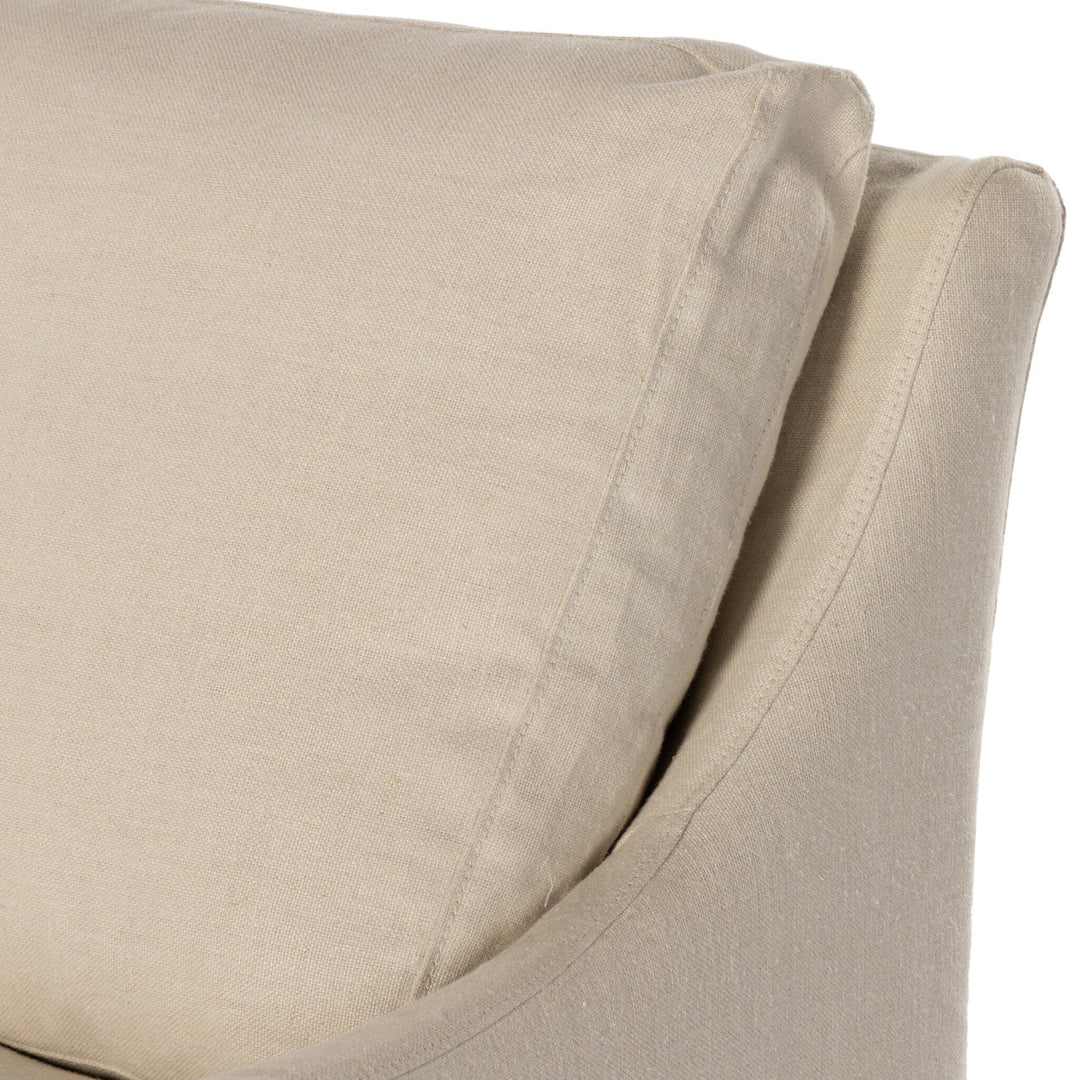 Four Hands - Monette Slipcover Swivel Chair - 238679-004 | American Home Furniture