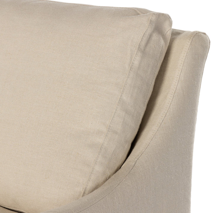 Four Hands - Monette Slipcover Swivel Chair - 238679-004 | American Home Furniture