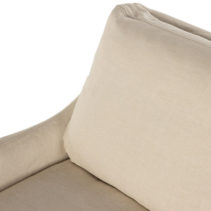 Four Hands - Monette Slipcover Swivel Chair - 238679-004 | American Home Furniture