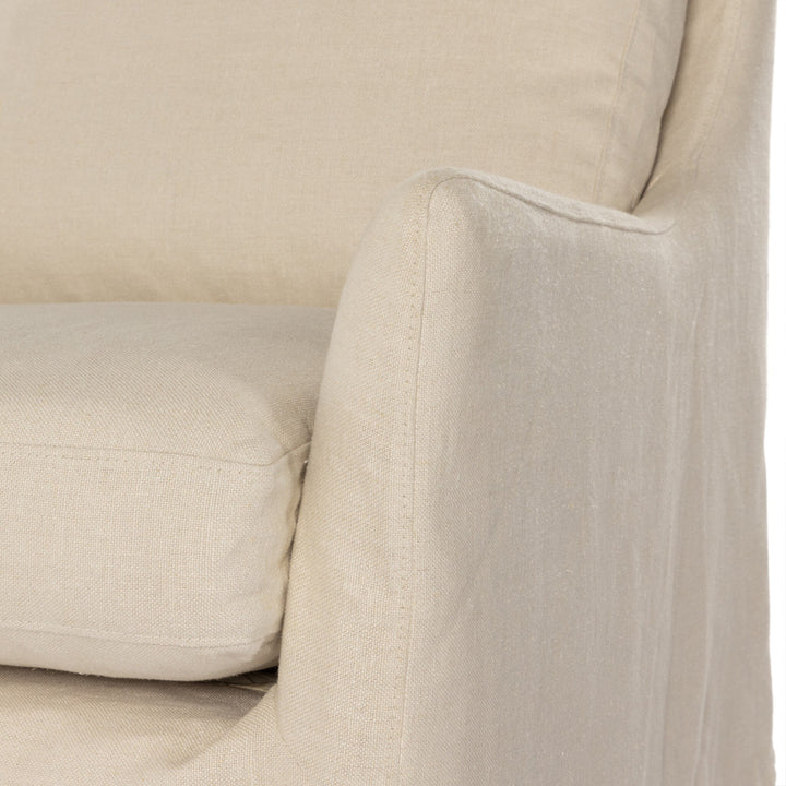 Four Hands - Monette Slipcover Swivel Chair - 238679-004 | American Home Furniture