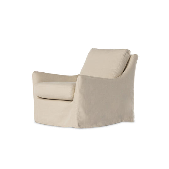 Four Hands - Monette Slipcover Swivel Chair - 238679-004 | American Home Furniture