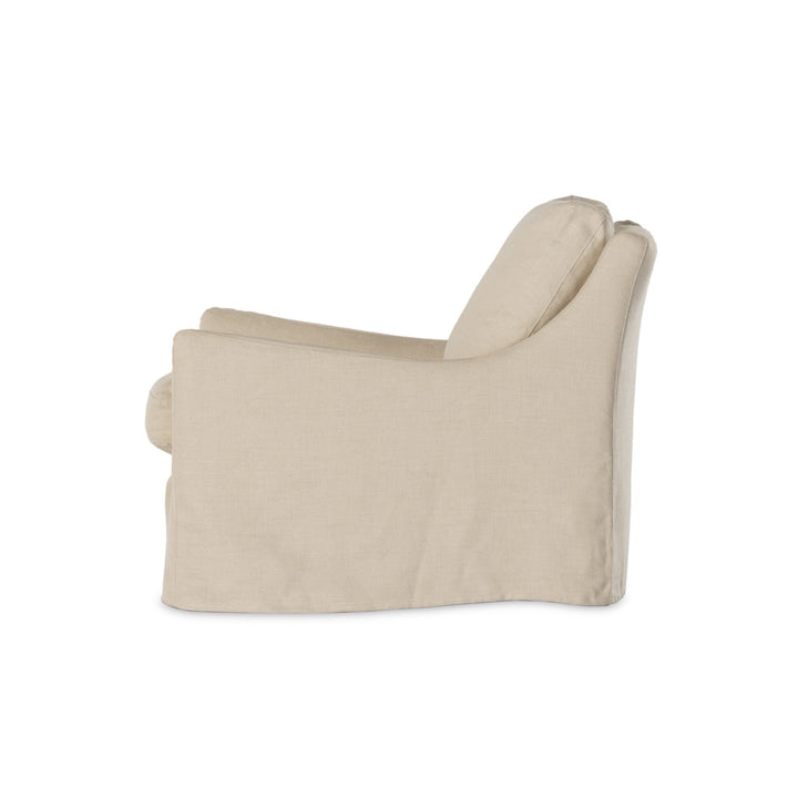 Four Hands - Monette Slipcover Swivel Chair - 238679-004 | American Home Furniture