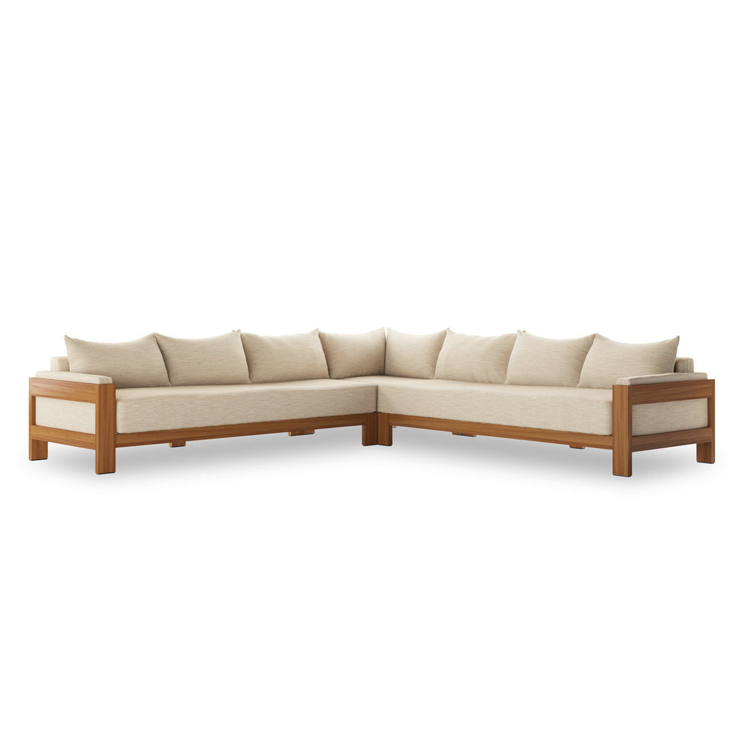 Four Hands - Chapman Outdoor 3Pc Sectional - 238768-001 | American Home Furniture