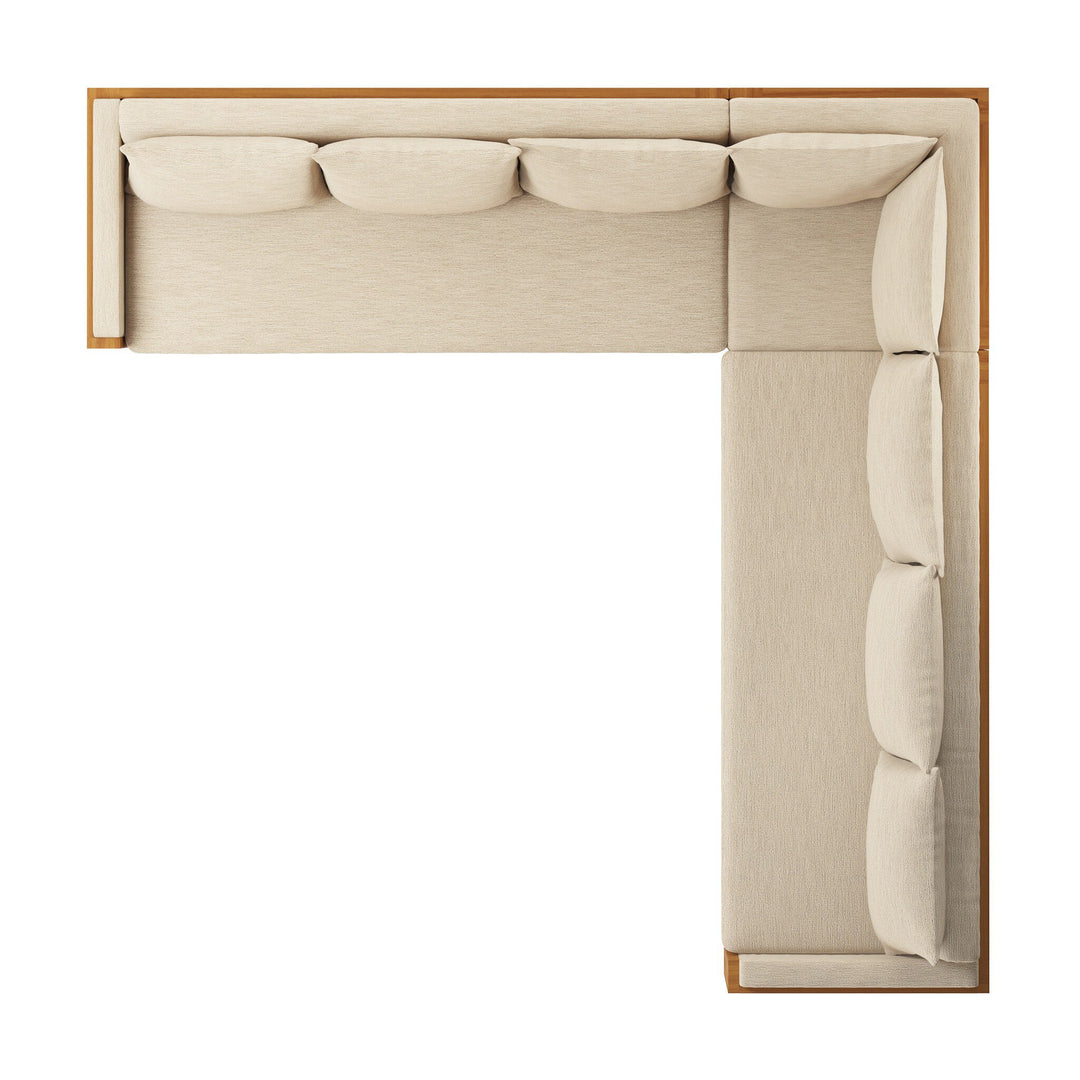 Four Hands - Chapman Outdoor 3Pc Sectional - 238768-001 | American Home Furniture
