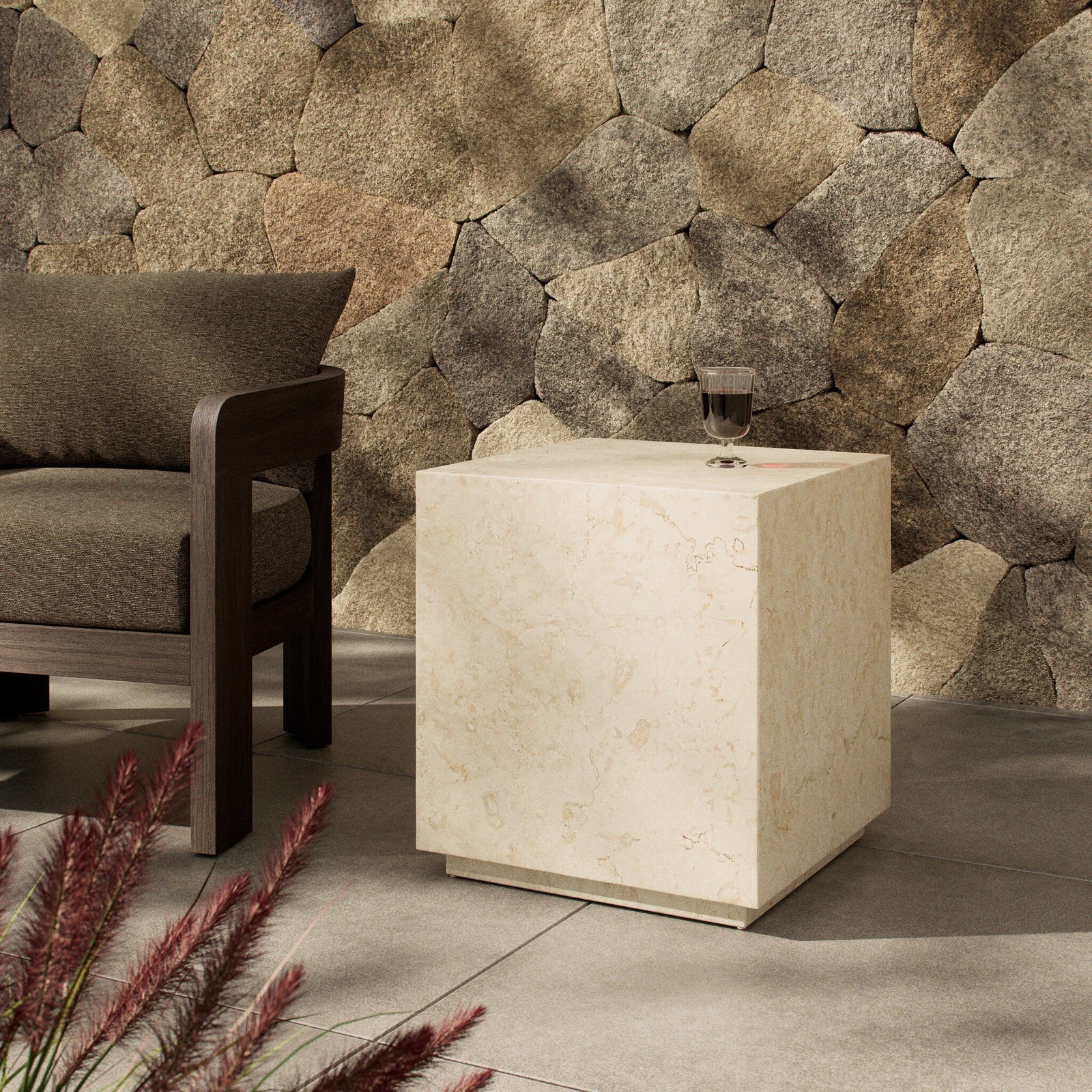 Four Hands - Oakland Square Outdoor End Table - 238782-002 | American Home Furniture