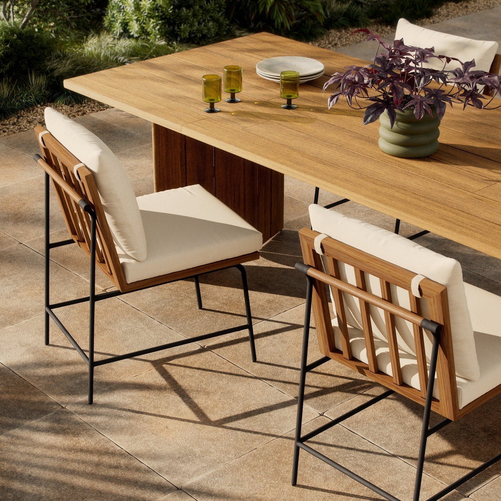 Four Hands - Crete Outdoor Dining Chair - 239133-006 | American Home Furniture