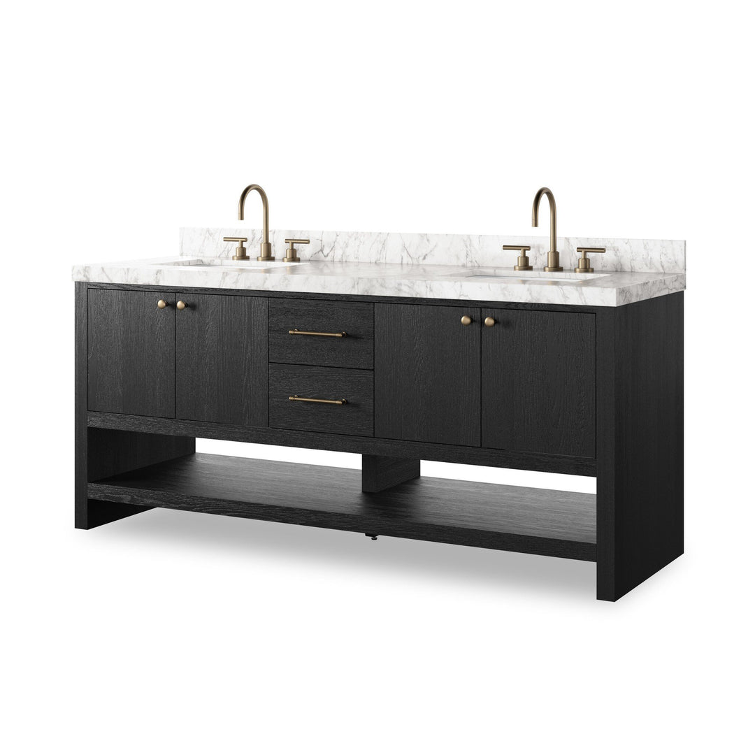 Black Wash Oak Veneer