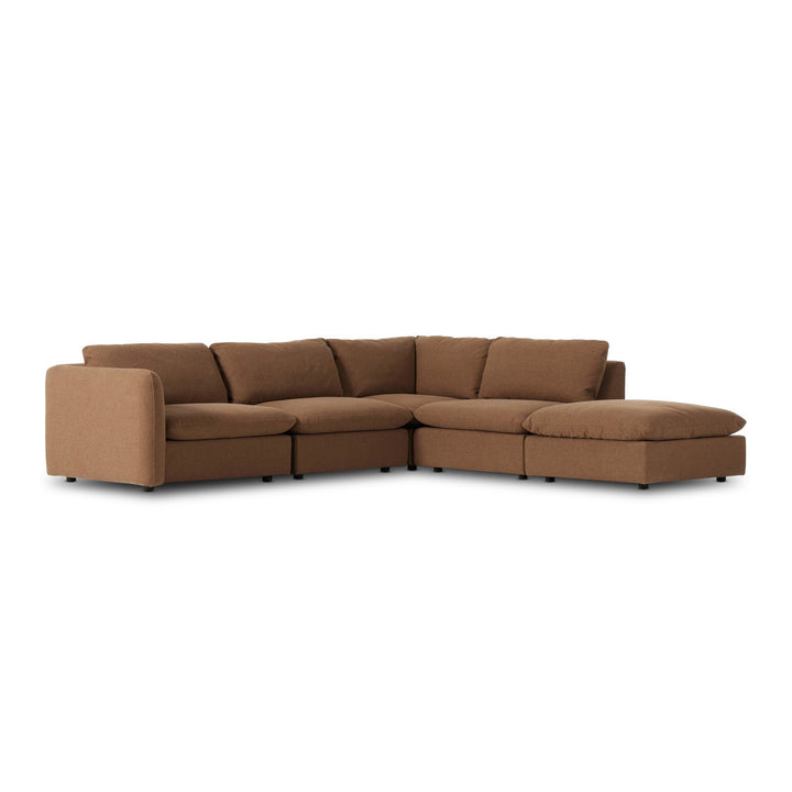 Four Hands - Ingel 4PC LAF Sectional w/ Ottoman - 239339-001 | American Home Furniture