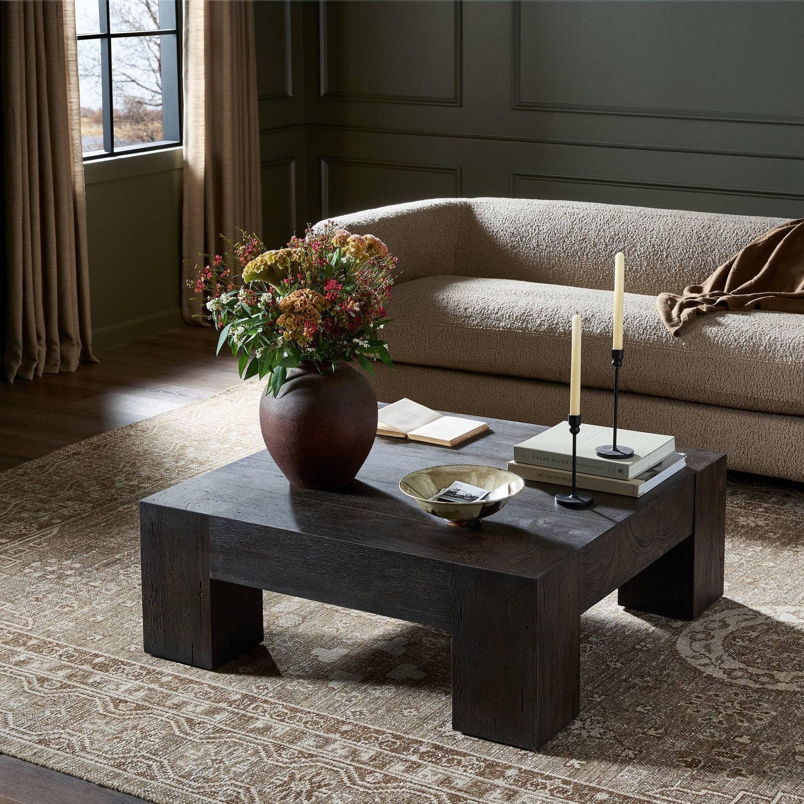 Four Hands Abaso Small Square Coffee Table COFFEE TABLES
