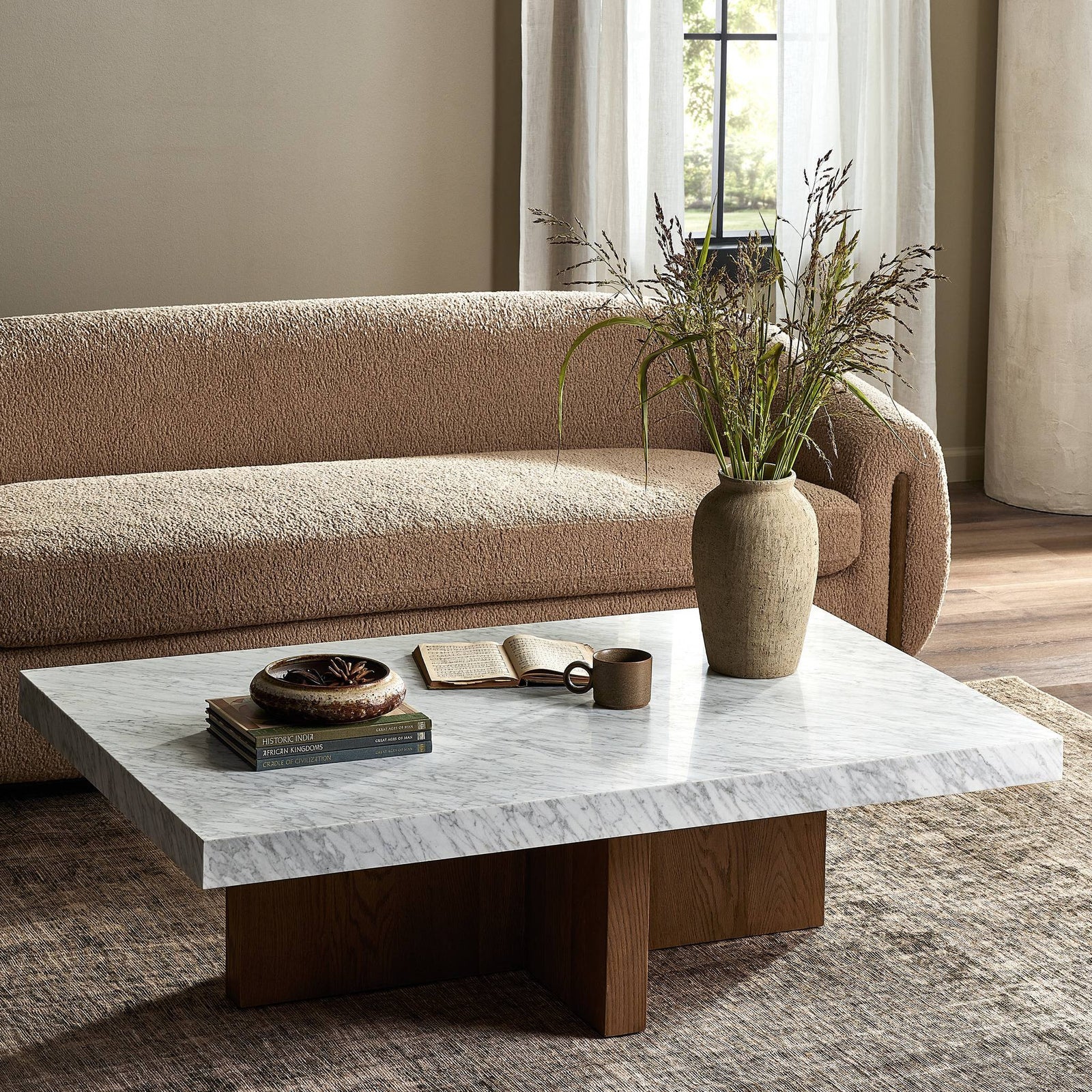 Four Hands - Bellamy Rectangular Coffee Table - 239443-001 | American Home Furniture
