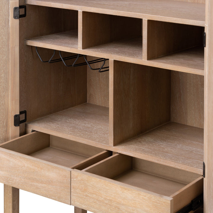 Four Hands - Caprice Tall Bar Cabinet - 239559-004 | American Home Furniture