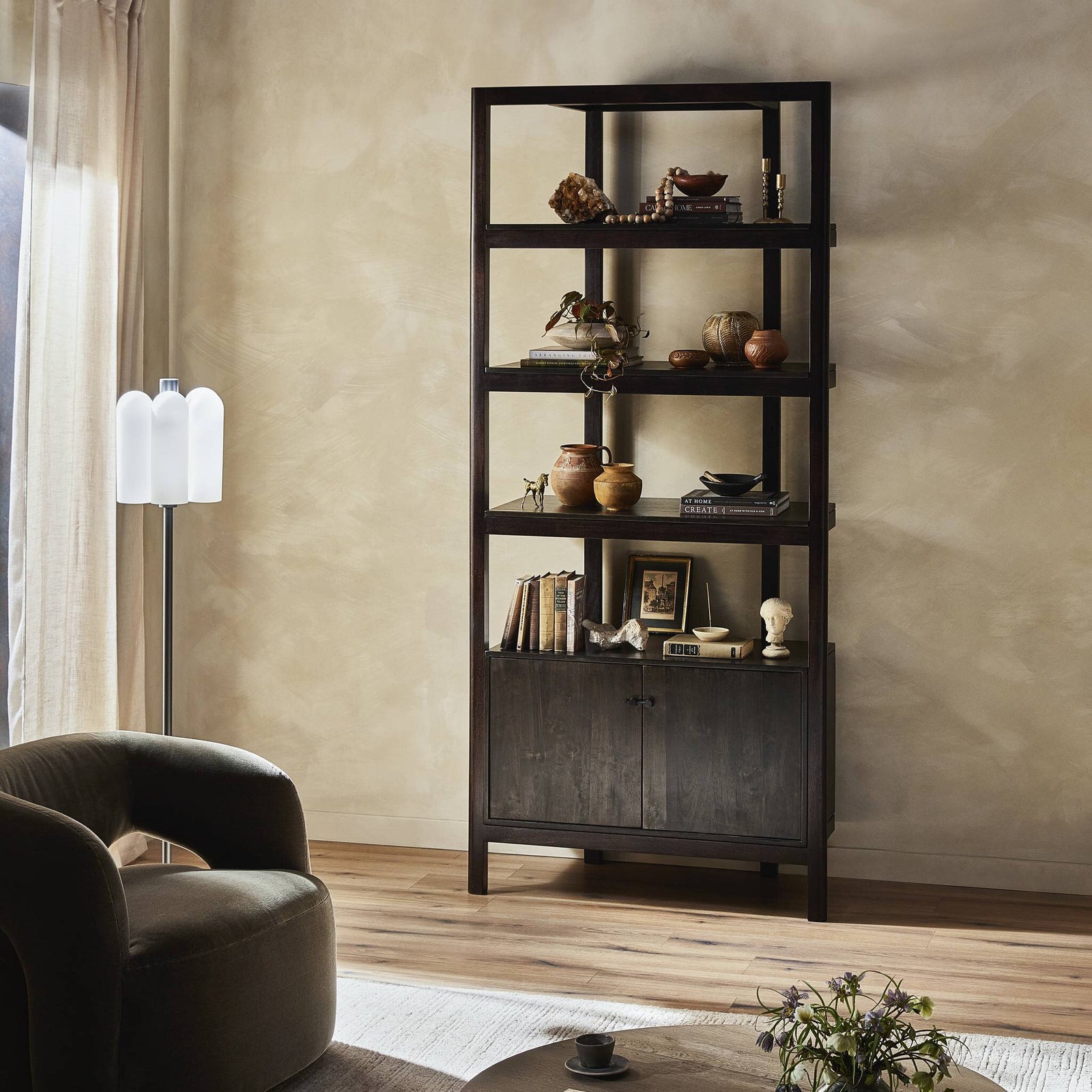 Four Hands - Reza Bookcase - 239791-002 | American Home Furniture