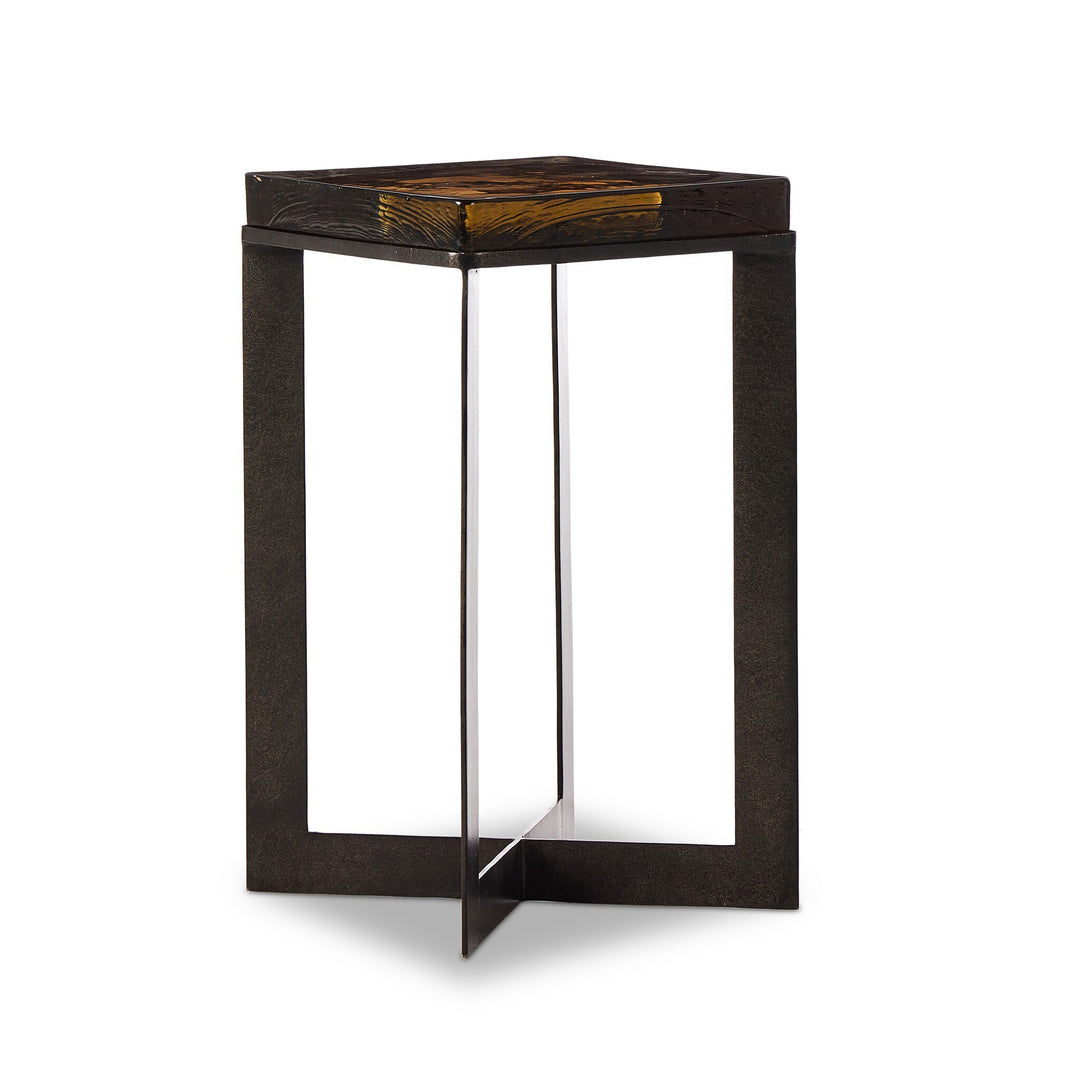 Four Hands - Lennie Cast Glass End Table - 239911-001 | American Home Furniture