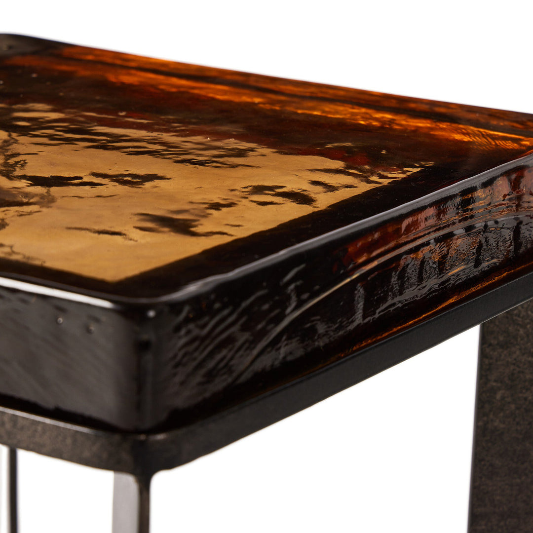 Four Hands - Lennie Cast Glass End Table - 239911-001 | American Home Furniture