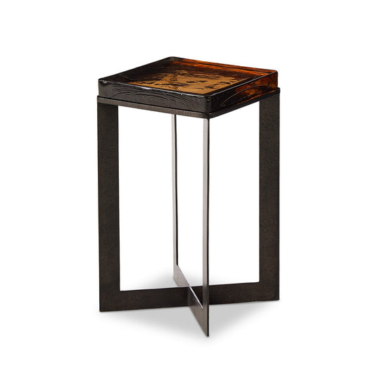 Four Hands - Lennie Cast Glass End Table - 239911-001 | American Home Furniture