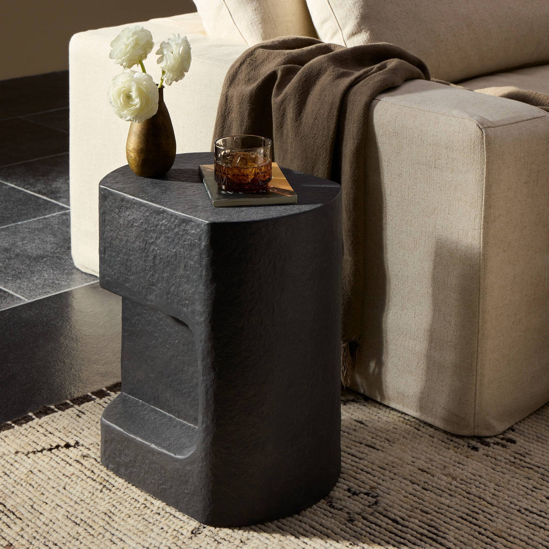 Distressed Graphite Concrete