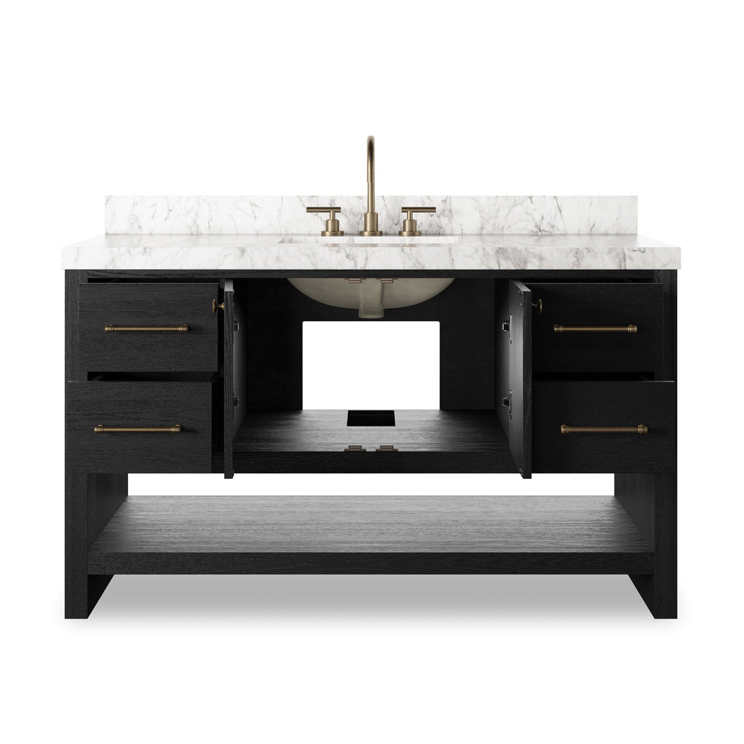 Black Wash Oak Veneer