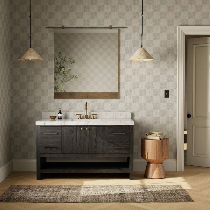 Black Wash Oak Veneer