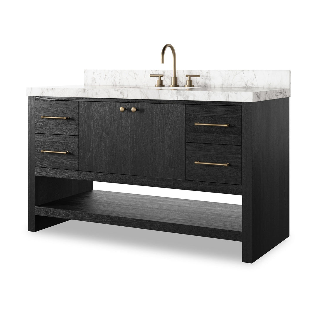 Black Wash Oak Veneer