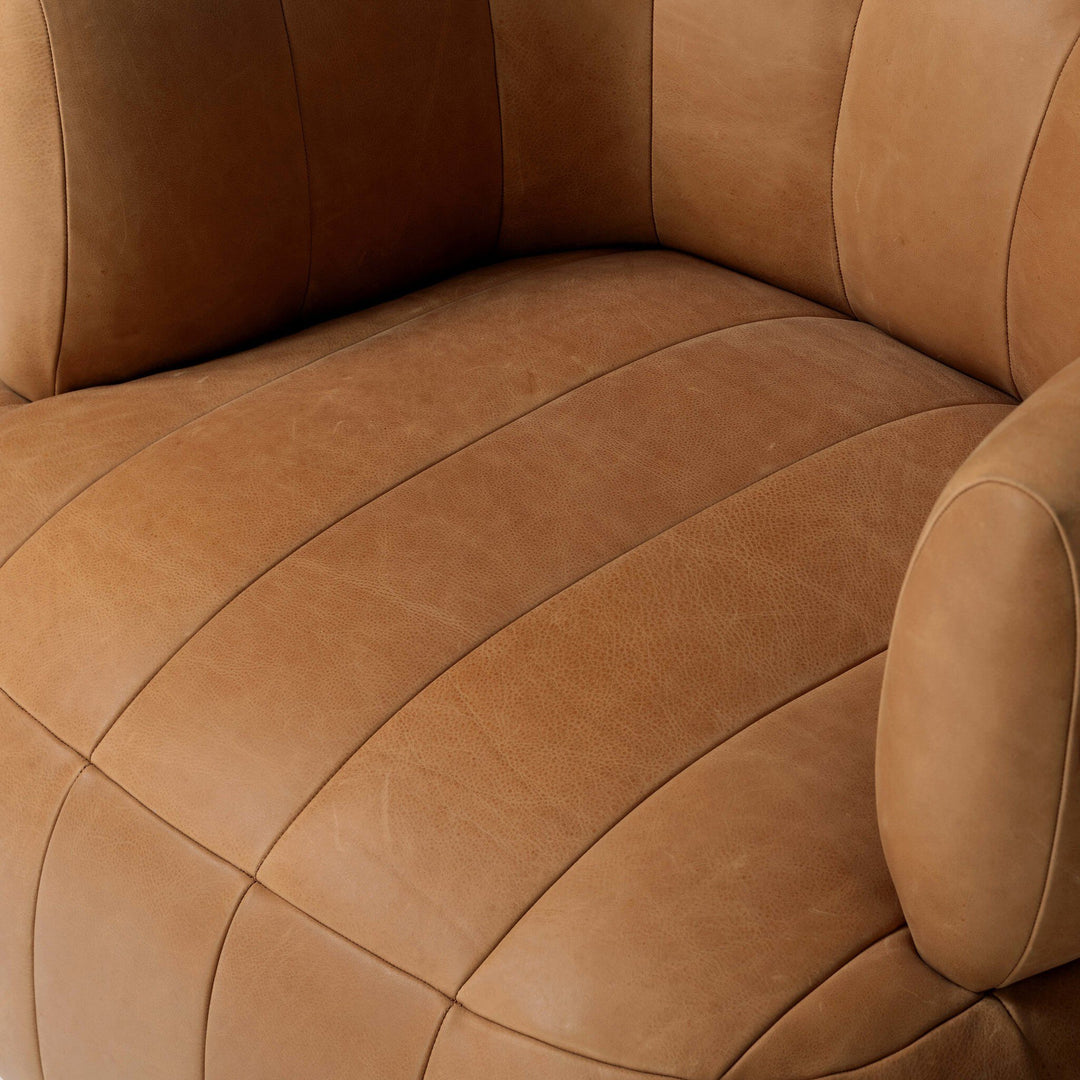 Four Hands - Doss Swivel Chair - 240673-002 | American Home Furniture