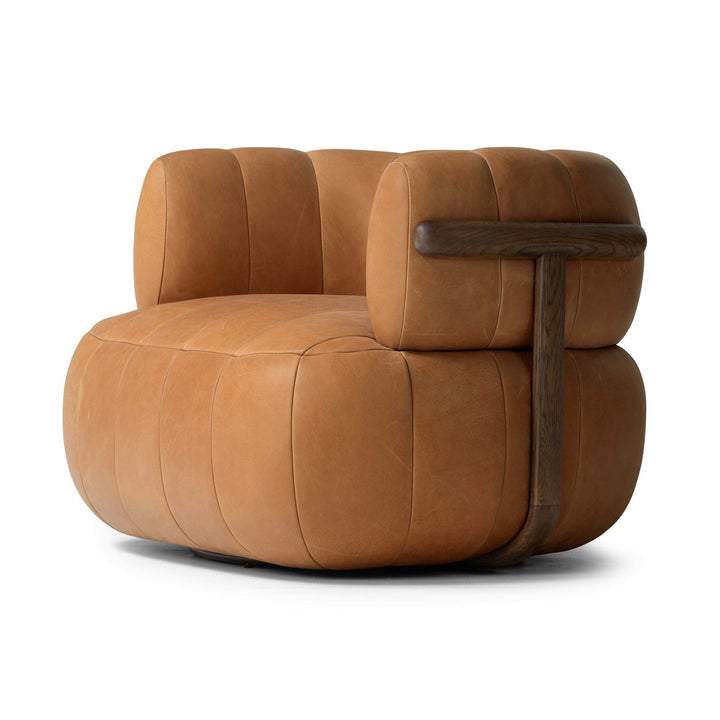 Four Hands - Doss Swivel Chair - 240673-002 | American Home Furniture