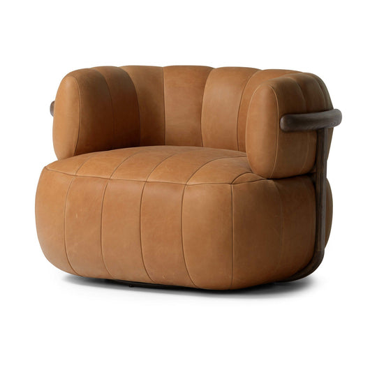 Four Hands - Doss Swivel Chair - 240673-002 | American Home Furniture