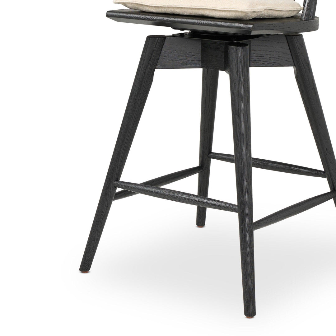Lewis Swivel Bar Counter Stool - AmericanHomeFurniture