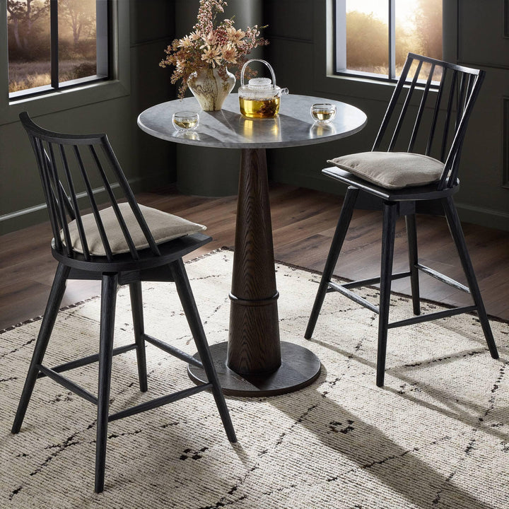 Lewis Swivel Bar Counter Stool - AmericanHomeFurniture