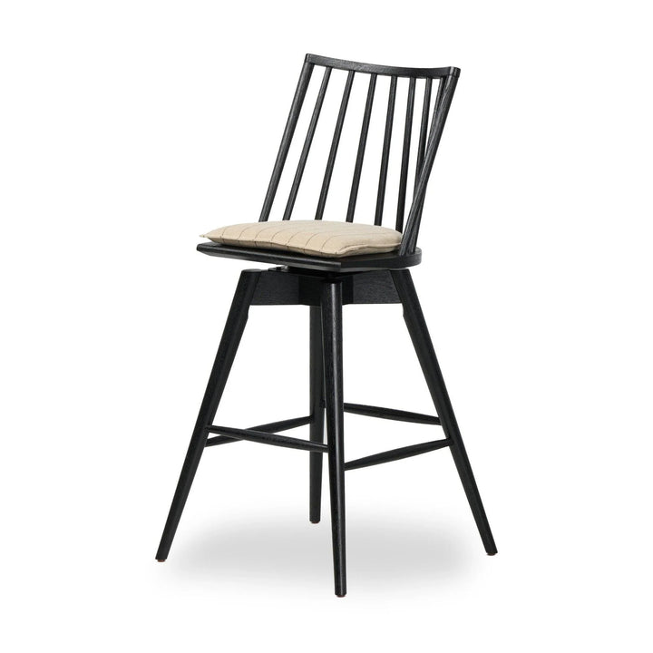 Lewis Swivel Bar Counter Stool - AmericanHomeFurniture