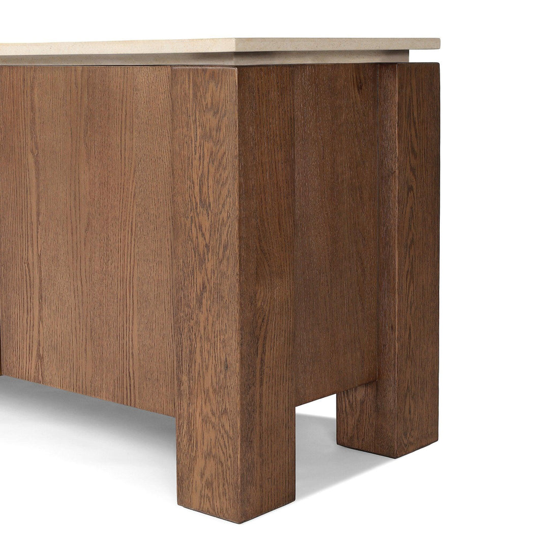 Gibbs Media Console - AmericanHomeFurniture