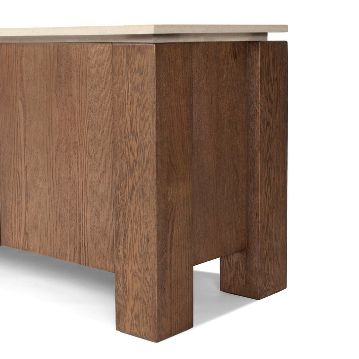 Gibbs Media Console - AmericanHomeFurniture