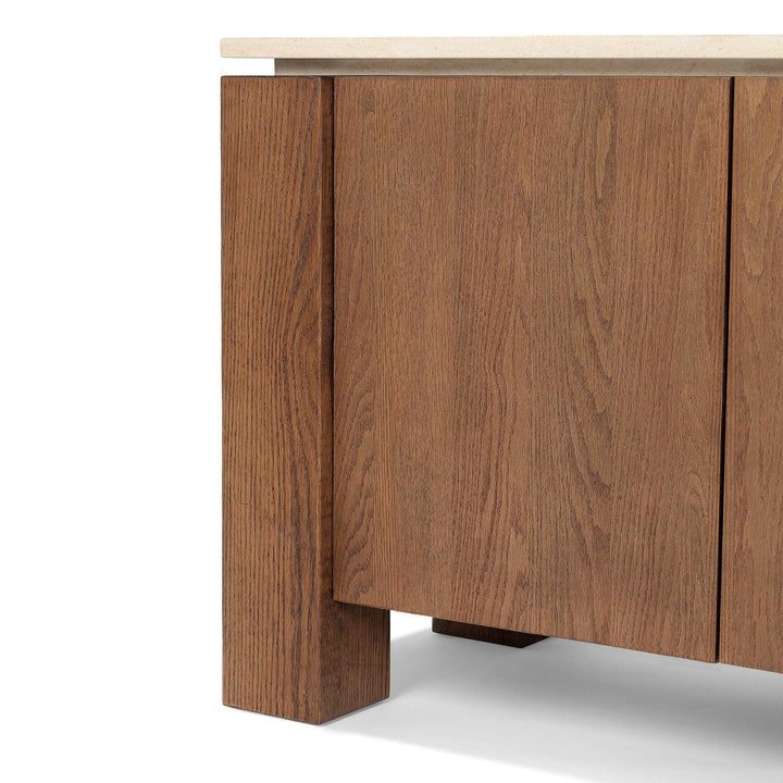 Gibbs Media Console - AmericanHomeFurniture