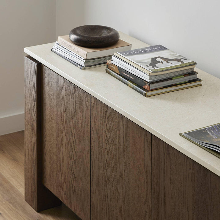 Gibbs Media Console - AmericanHomeFurniture