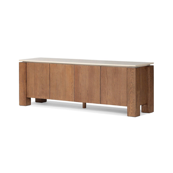 Gibbs Media Console - AmericanHomeFurniture