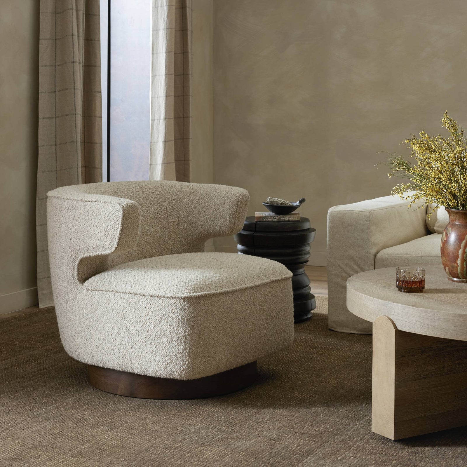 Four Hands - Dottie Swivel Chair - 241281-001 | American Home Furniture