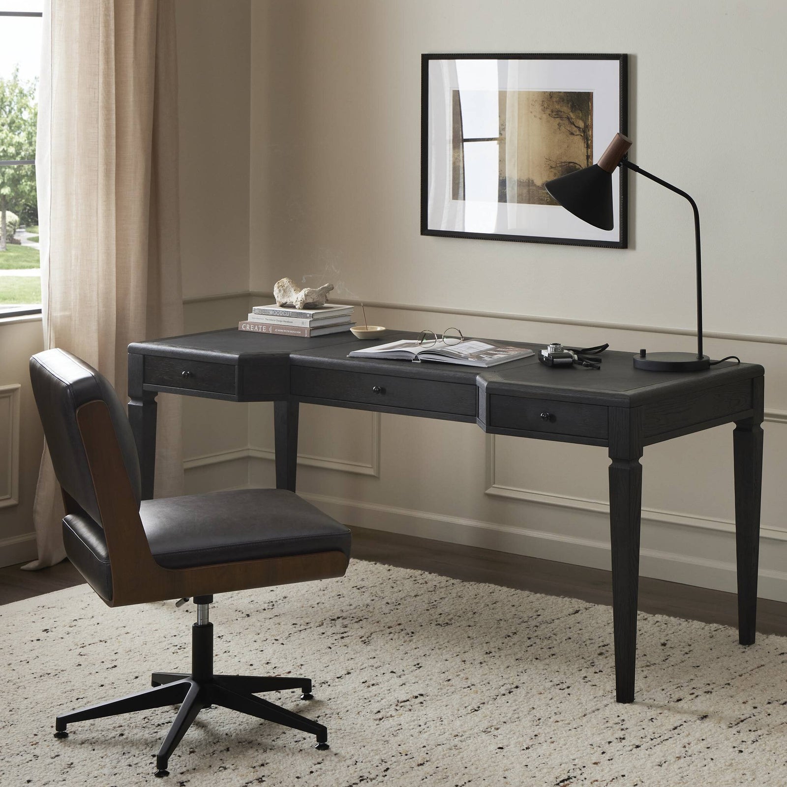 Four Hands - Claude Desk - 241309-002 | American Home Furniture