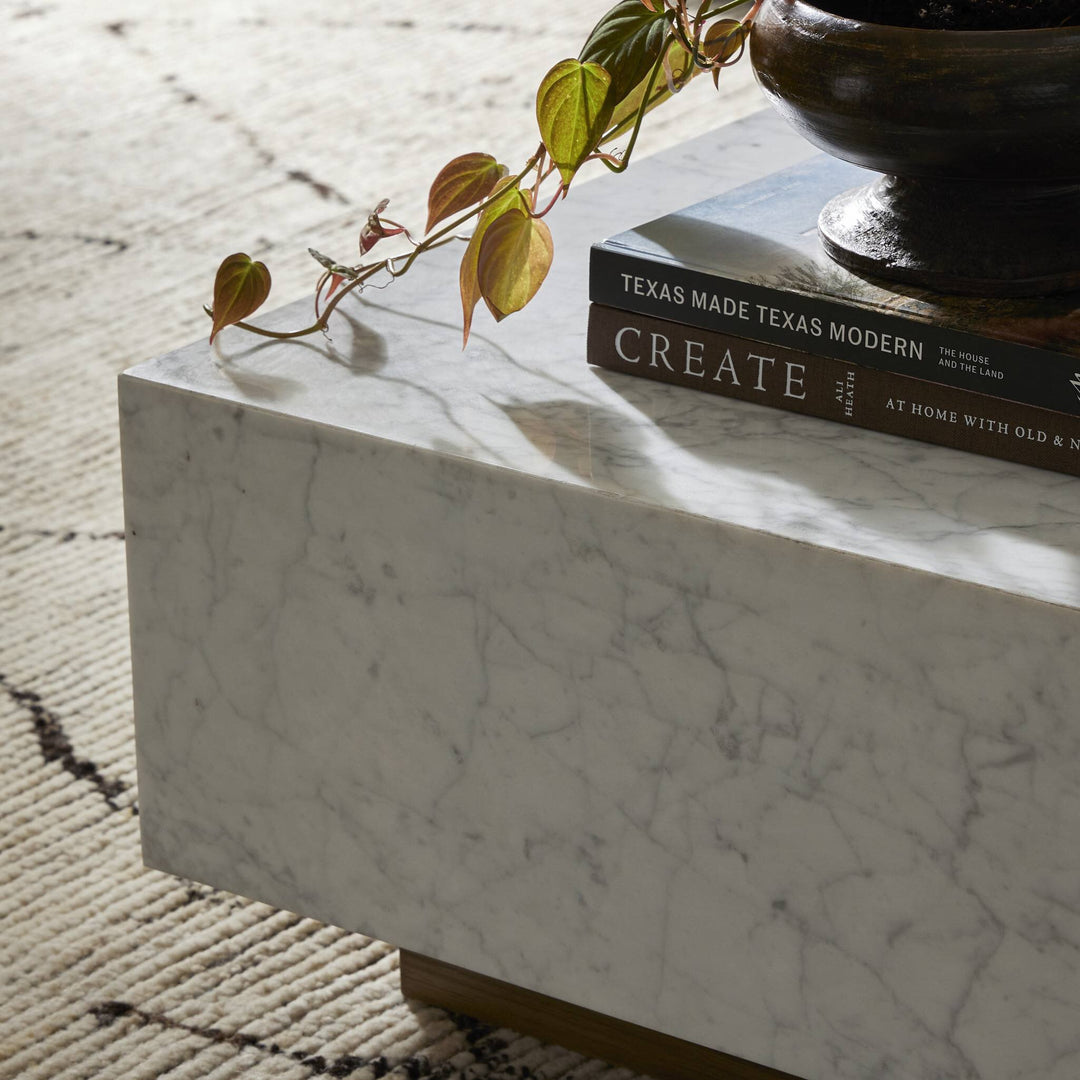 Four Hands - Masera Marble Coffee Table - 241862-001 | American Home Furniture