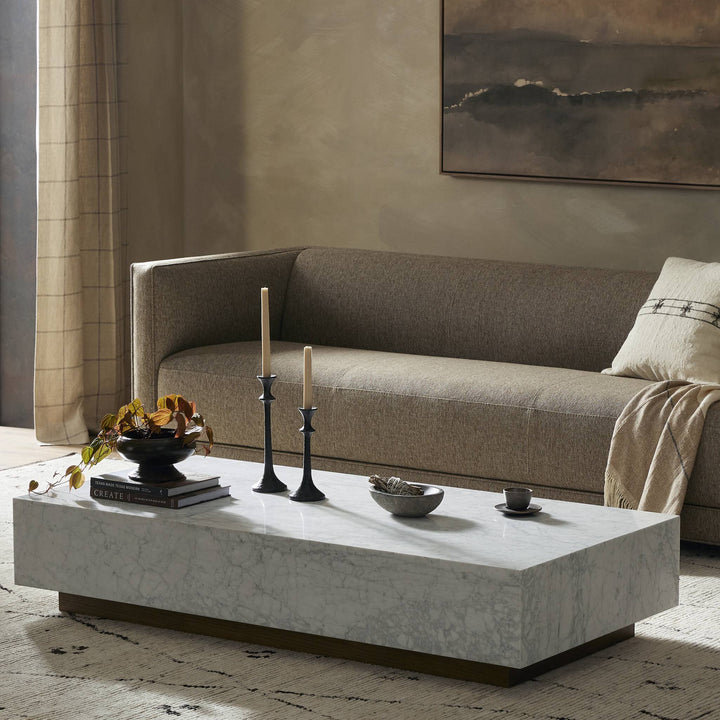 Four Hands - Masera Marble Coffee Table - 241862-001 | American Home Furniture
