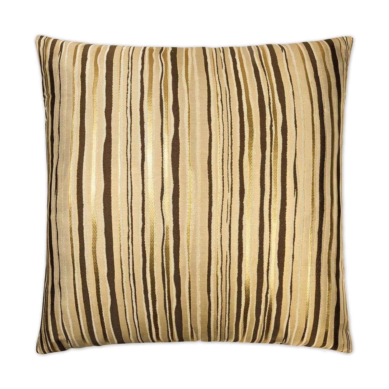 D.V. KAP Home - Metallic Stripe Pillow - 2420-2424 | American Home Furniture