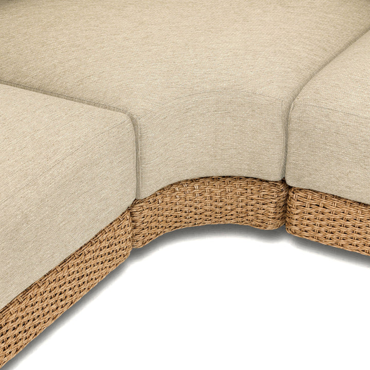 Four Hands - Sylvan Outdoor 3Pc Sectional - 242082-001 | American Home Furniture