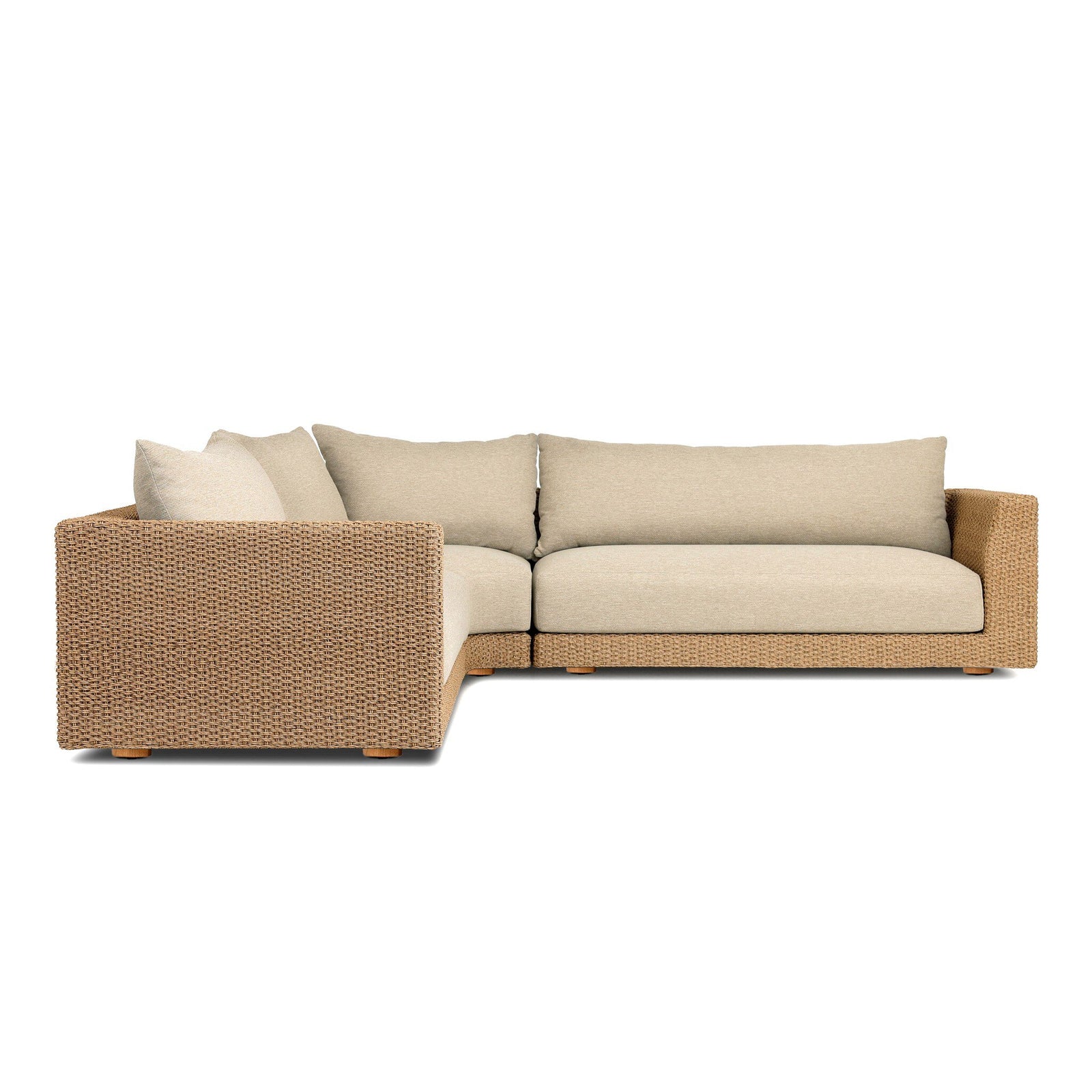 Four Hands - Sylvan Outdoor 3Pc Sectional - 242082-001 | American Home Furniture