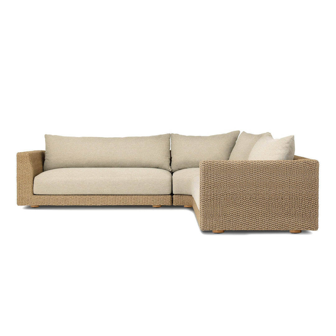 Four Hands - Sylvan Outdoor 3Pc Sectional - 242082-001 | American Home Furniture