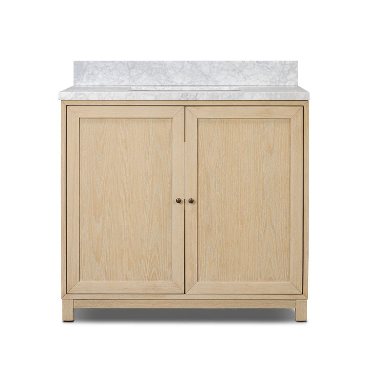 Satin Bleached Oak Veneer
