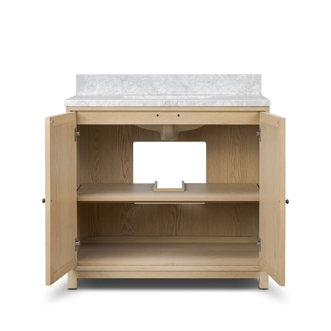 Satin Bleached Oak Veneer