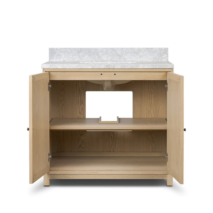 Satin Bleached Oak Veneer