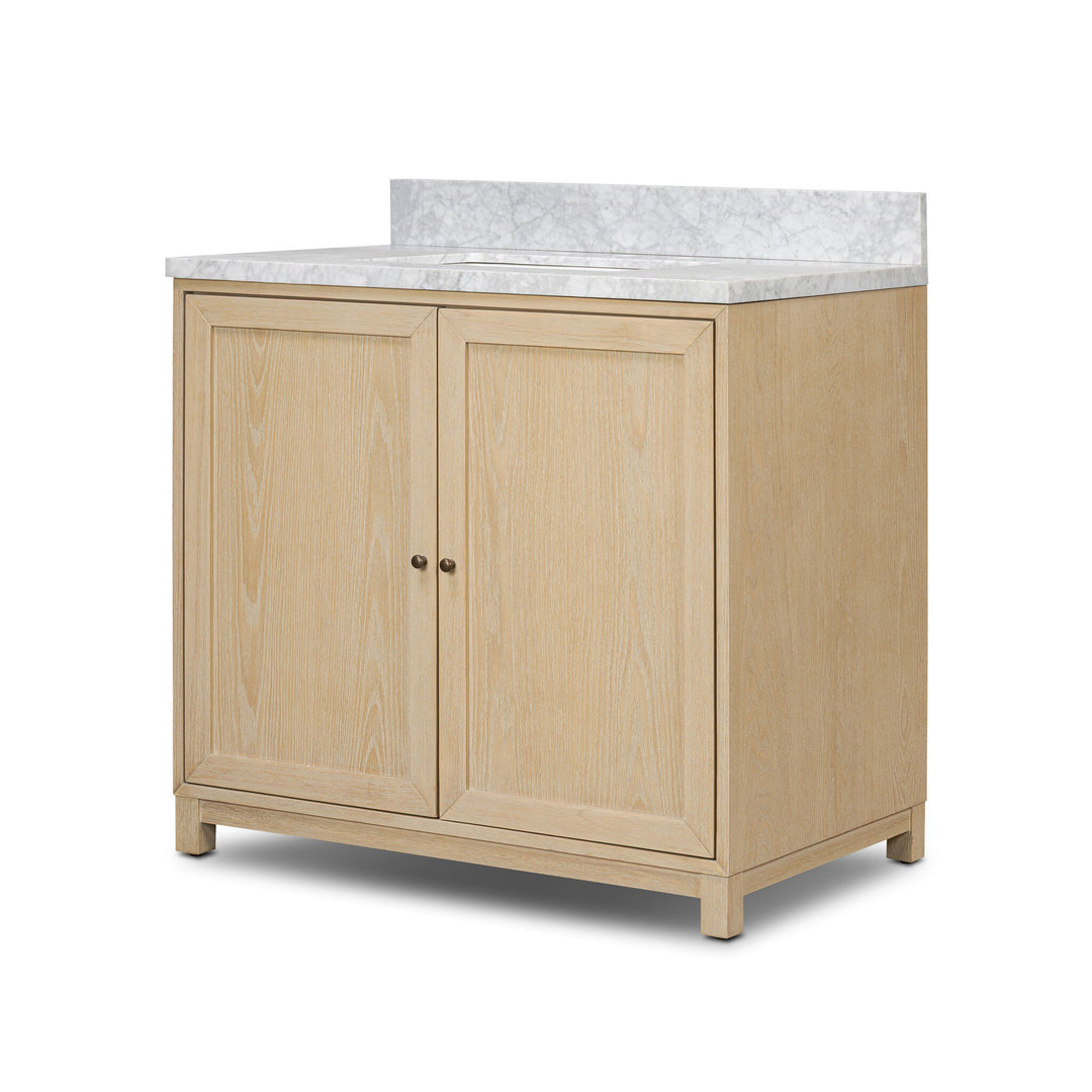 Satin Bleached Oak Veneer