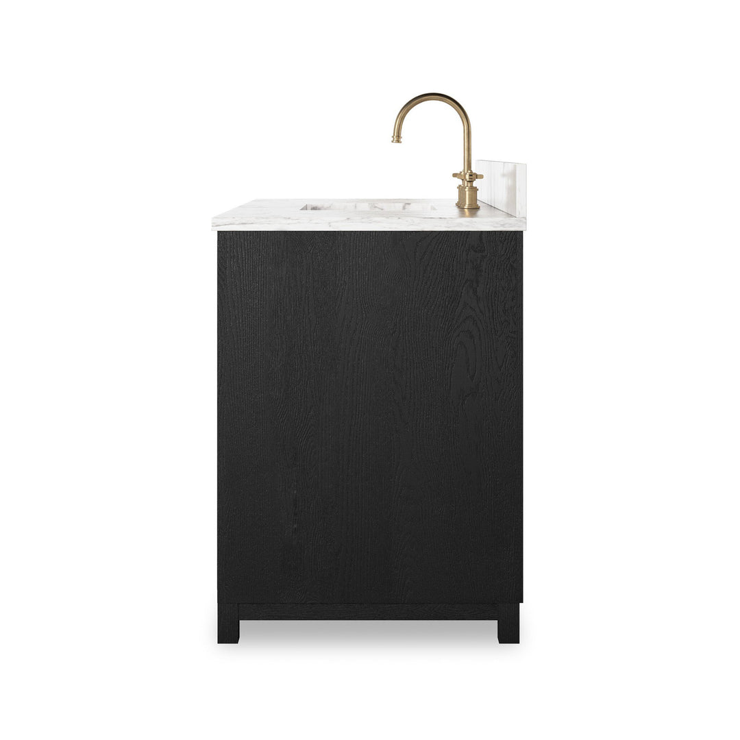 Satin Drifted Black Veneer